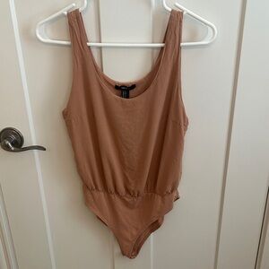 Forever 21 Tan / Peach Bodysuit